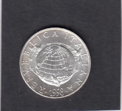 Beschrijving: 2.000 Lire GLOBE